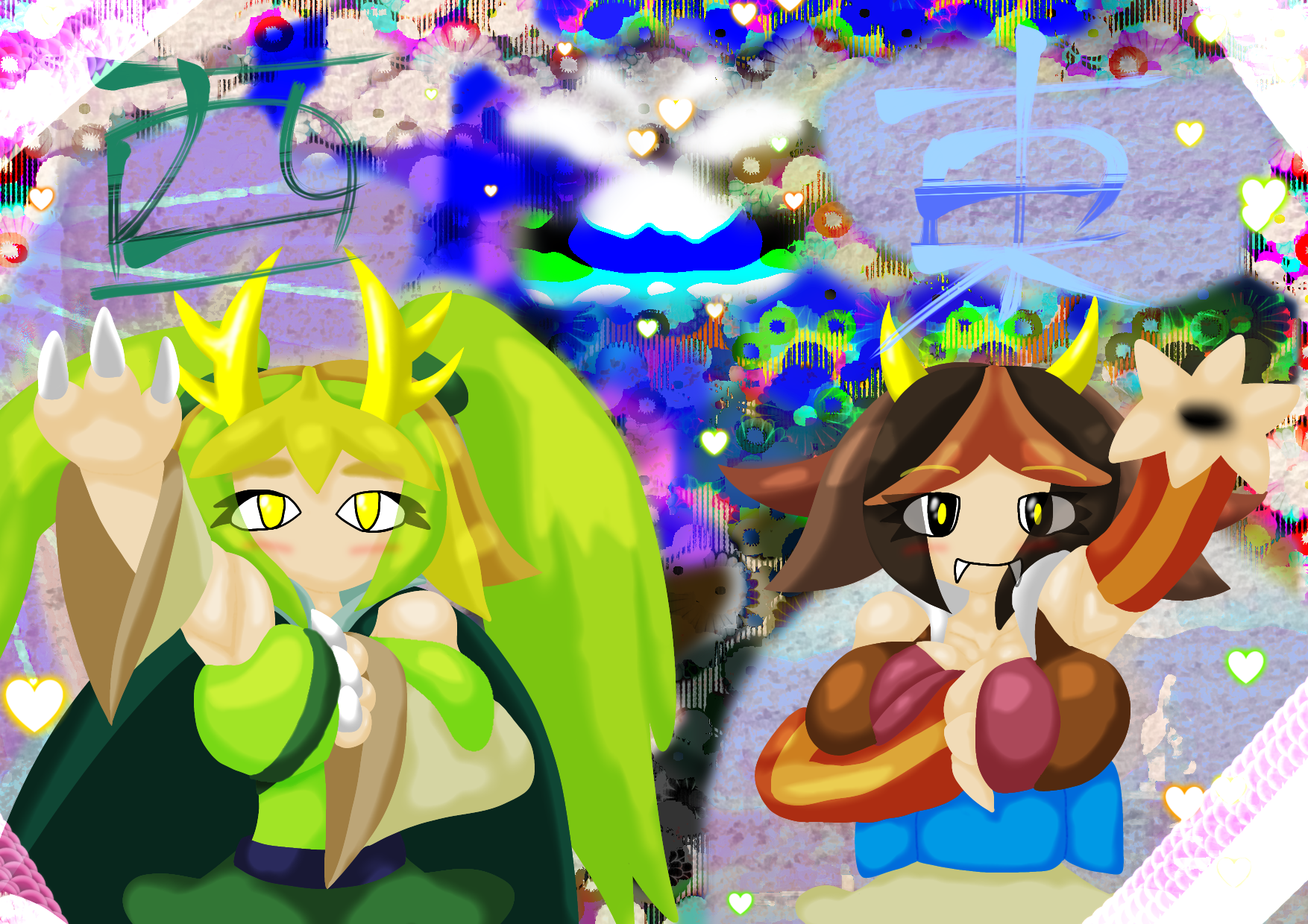 東姫と西姫 - ibisPaint