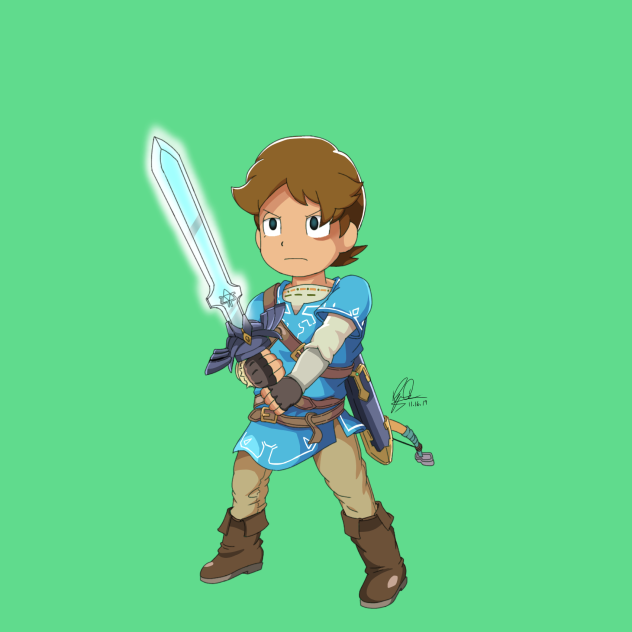 Eddie as Link