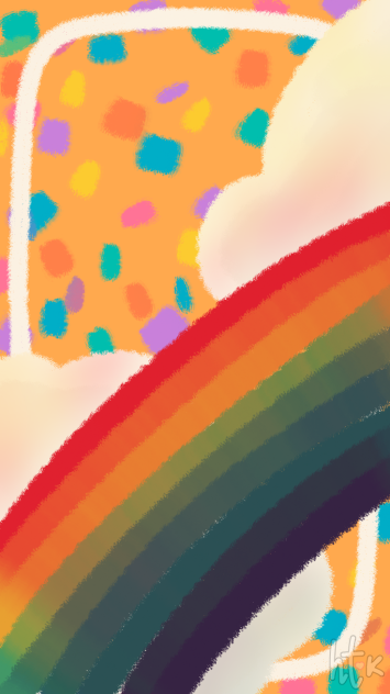 Rainbow wallpaper🌈✨️