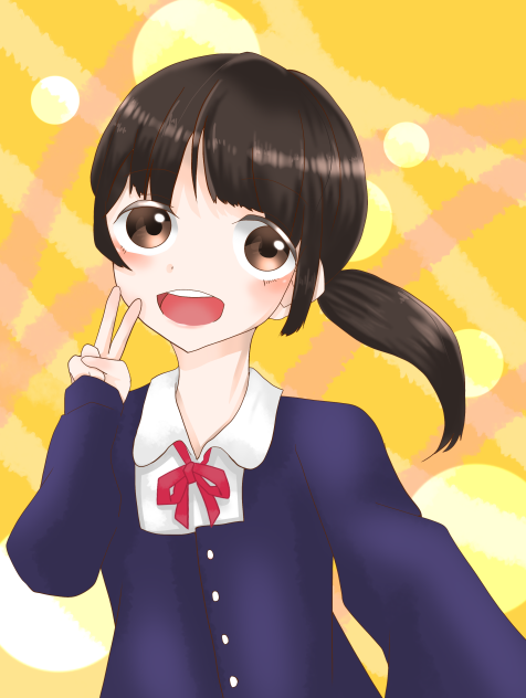 可愛い後輩ちゃん Ibispaint