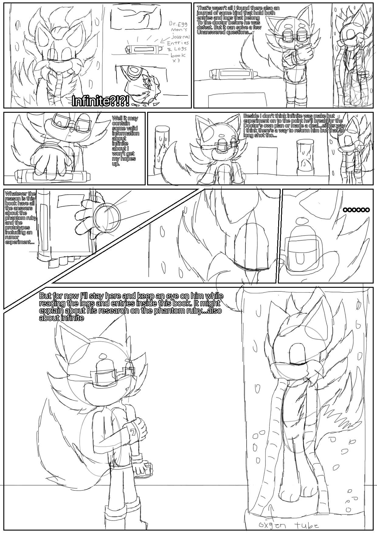 Infinite X Gadget Doujinshi page 2 ibisPaint