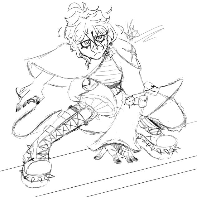 WIP - Velvet - OC sketch