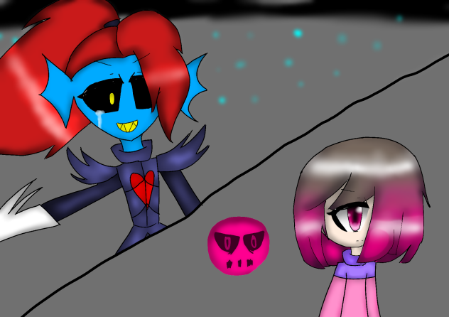 Undyne vs Betty from Glitchtale