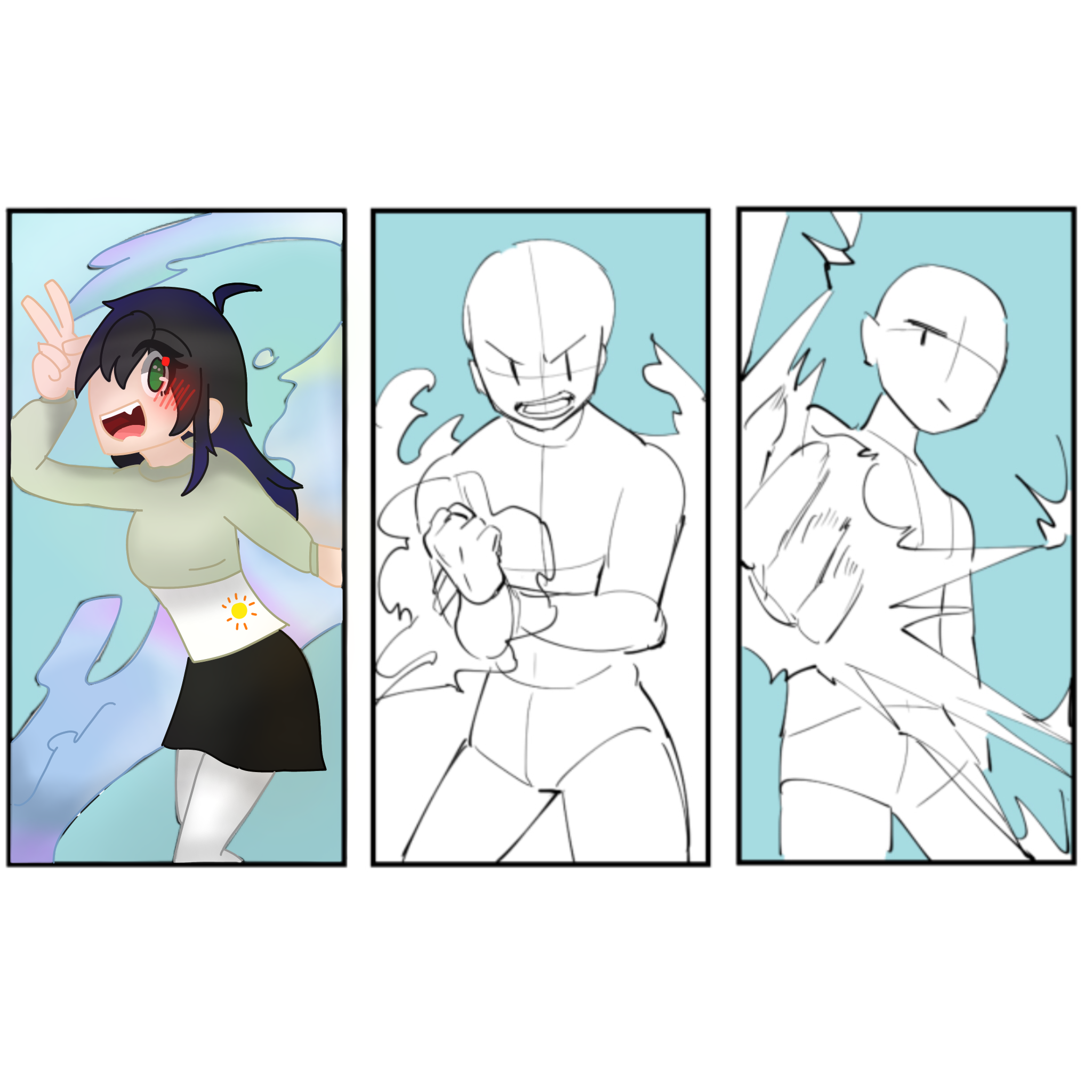 Hero Trio Collab - ibisPaint