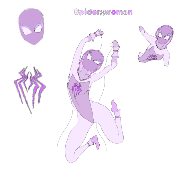 Unimie as spider-woman