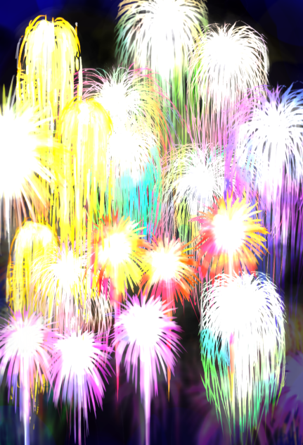 彩花火