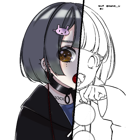 カッコイイ女の子！塗ってみた！