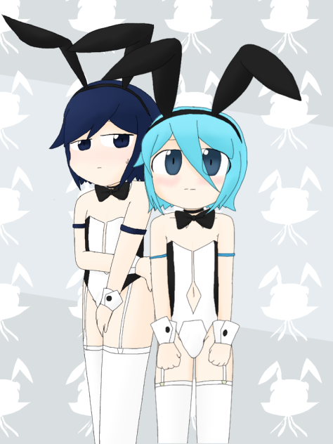 【オリキャラ】うさぎ×2【BluePlanets ロウェイ 冥丈スア】