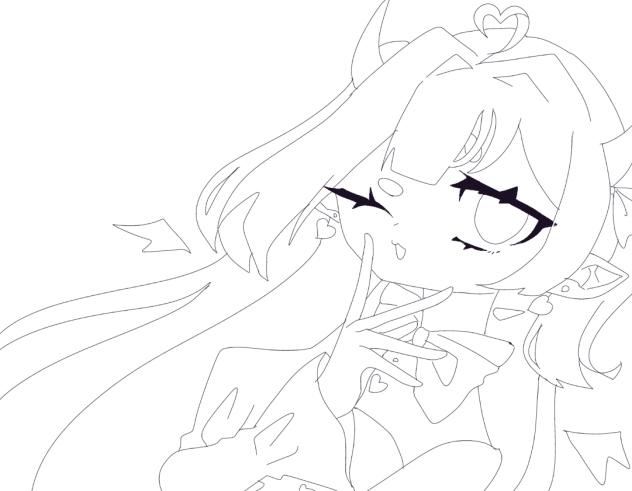【塗り絵】あくまのイラスト置き場