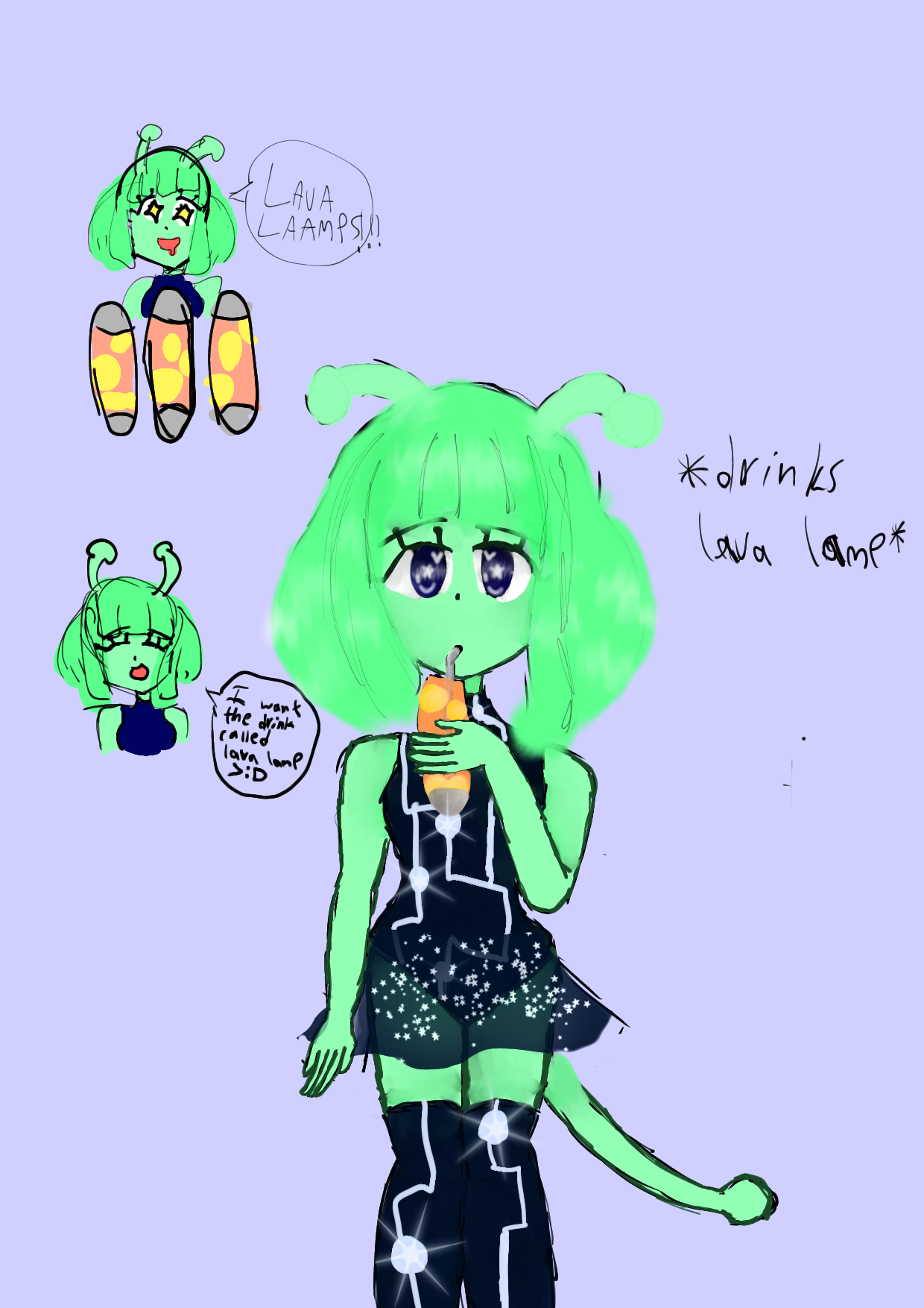 Alien OC - ibisPaint