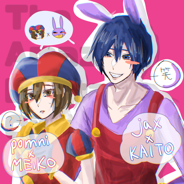 デジタﾉﾚサー力スとボ加の推し詰め🐰🤡🍨🍷