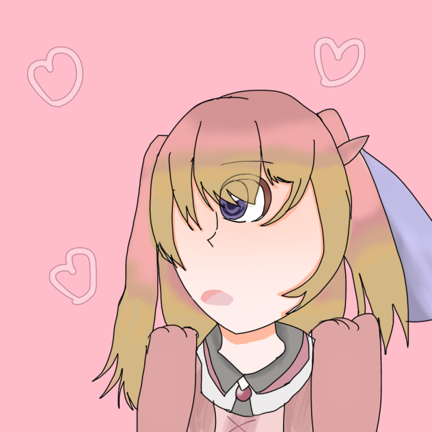 9uri様の代理ちゃんを描かせて貰いました！