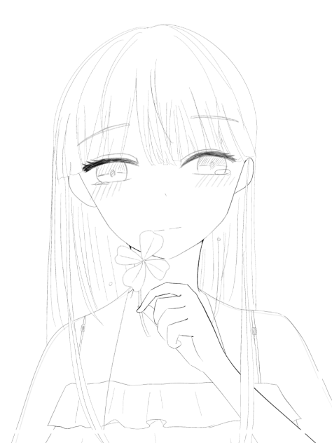 線画ァ