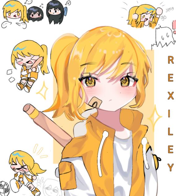 fan art rexiley friends and companions