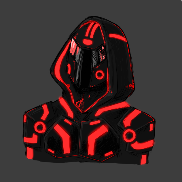 práctica (estilo tron)