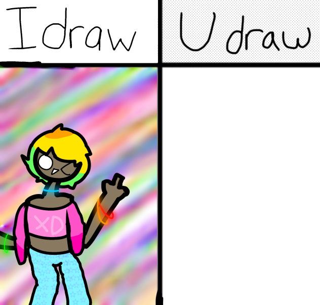 I draw and you draw - ibisPaint