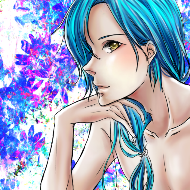 長髪男子 Ibispaint