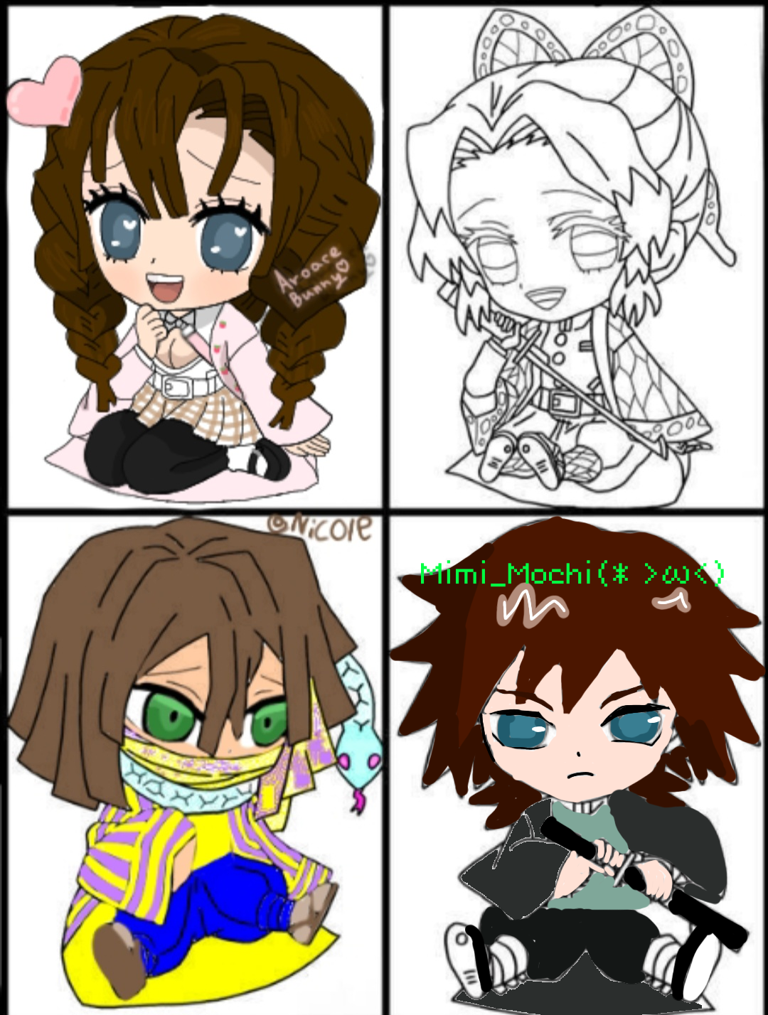 kny irl color swap collab - ibisPaint