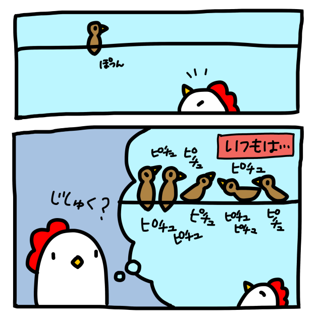 にわとりまんが　200416-1