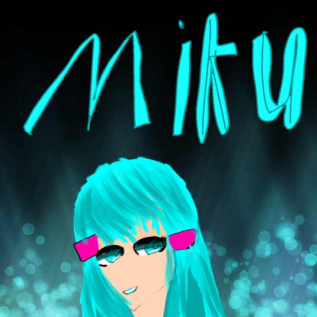 i tried drawing miku