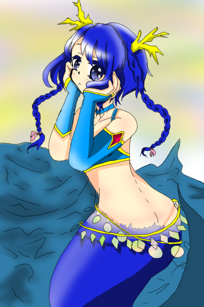 人魚姫　塗らせていただきました！