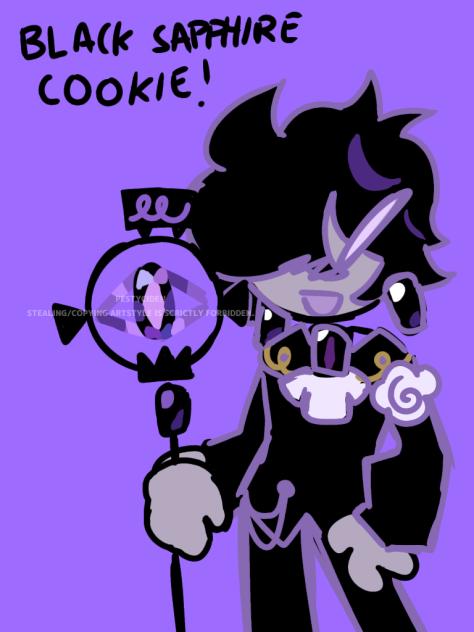 black sapphire cookie