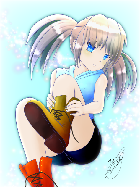 Wear boots girl