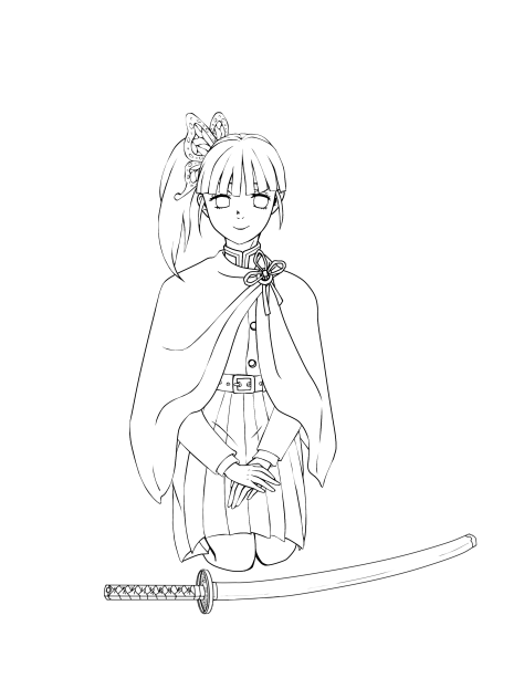Kanao(line art)