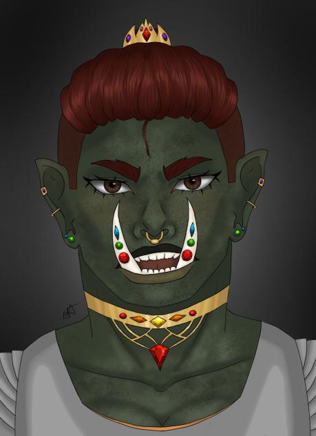 Freya the Orc Barbarian
