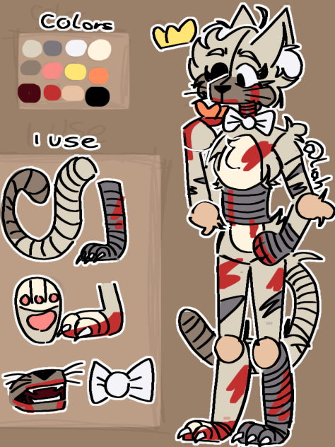 My new oc in fnaf✨️