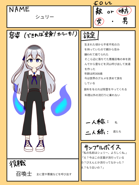 最弱勇者のキャラ募集参加します！
