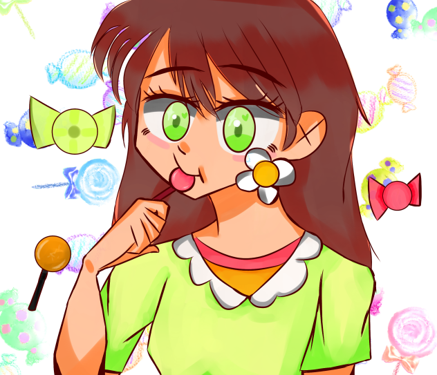 I ❤️ 🍡🧁🍬🍫