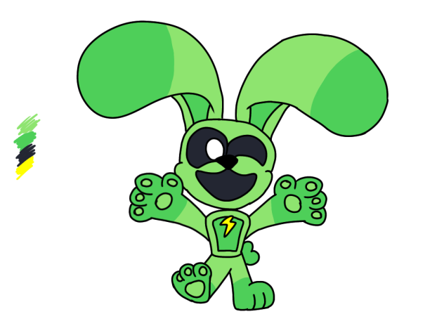 A drawing of Hoppy Hopscotch