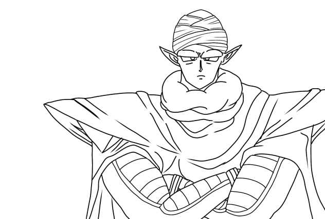 ピッコロ線画