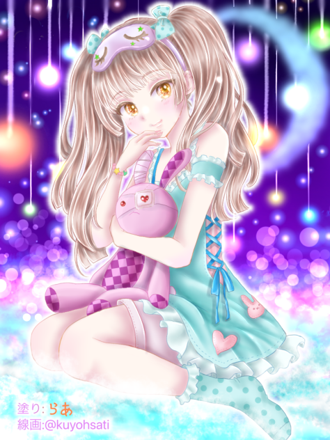 九曜紗千さまの線画◇お借りしました♪