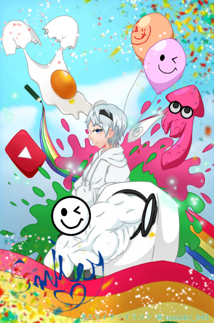 #スマイリーイラスト