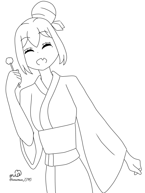 ごりっとしちゃうぞ！ 線画