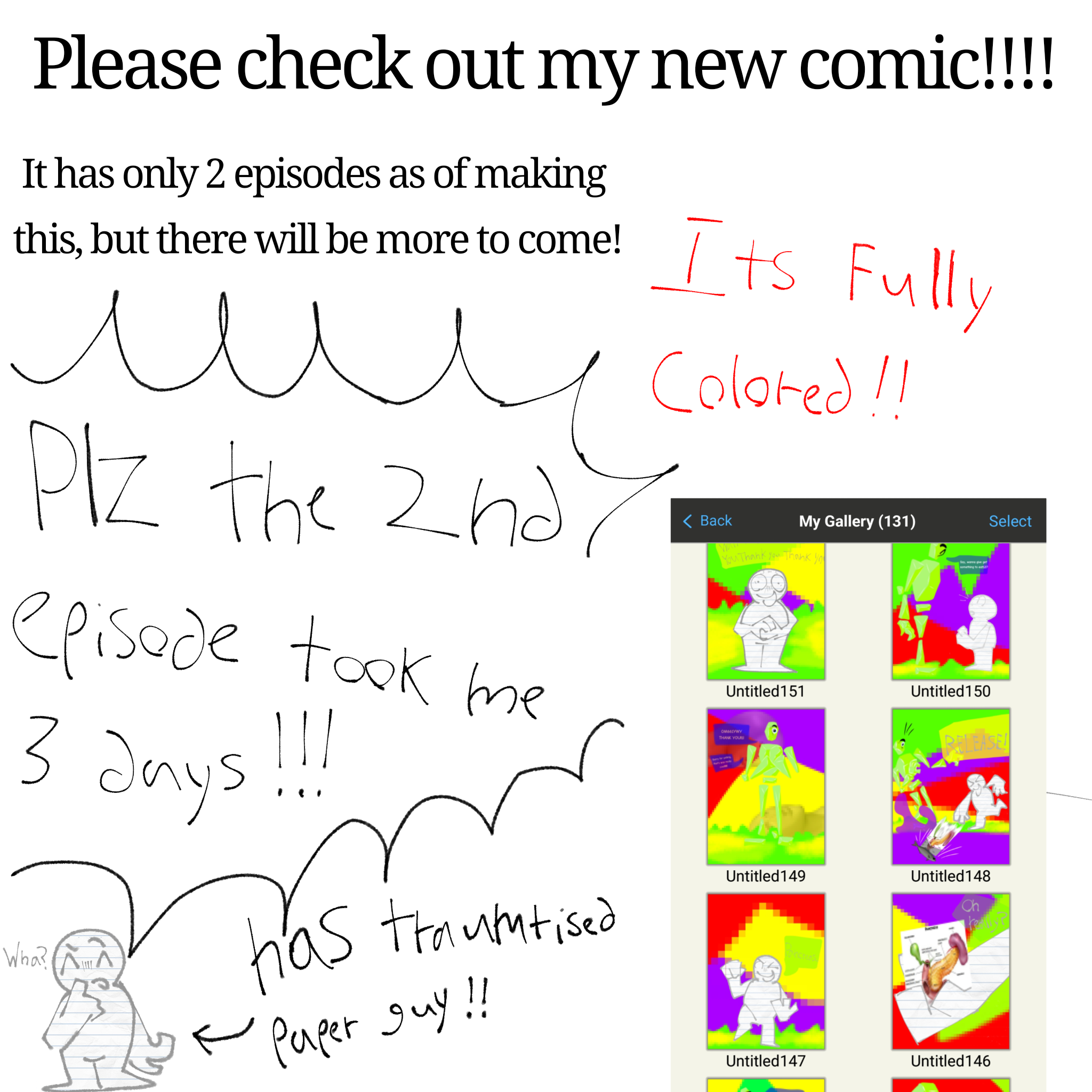 Please check out my new comic! - ibisPaint