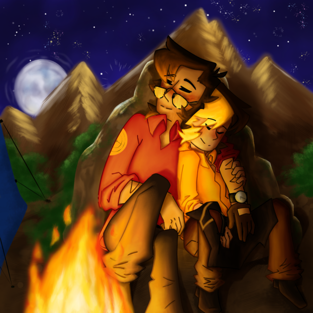 Camping with Sniper -Tf2 fanart- - ibisPaint