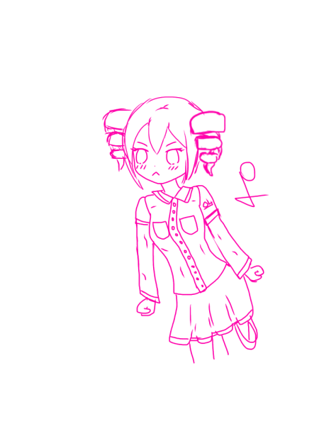 doodle of Kasane Teto - ibisPaint