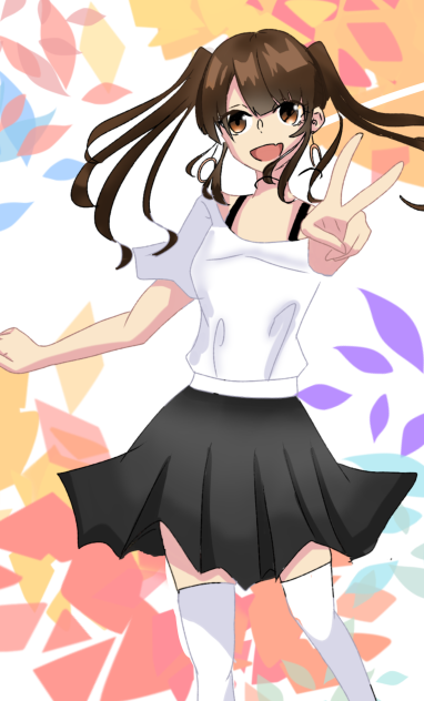 トレス素材で描いてみた