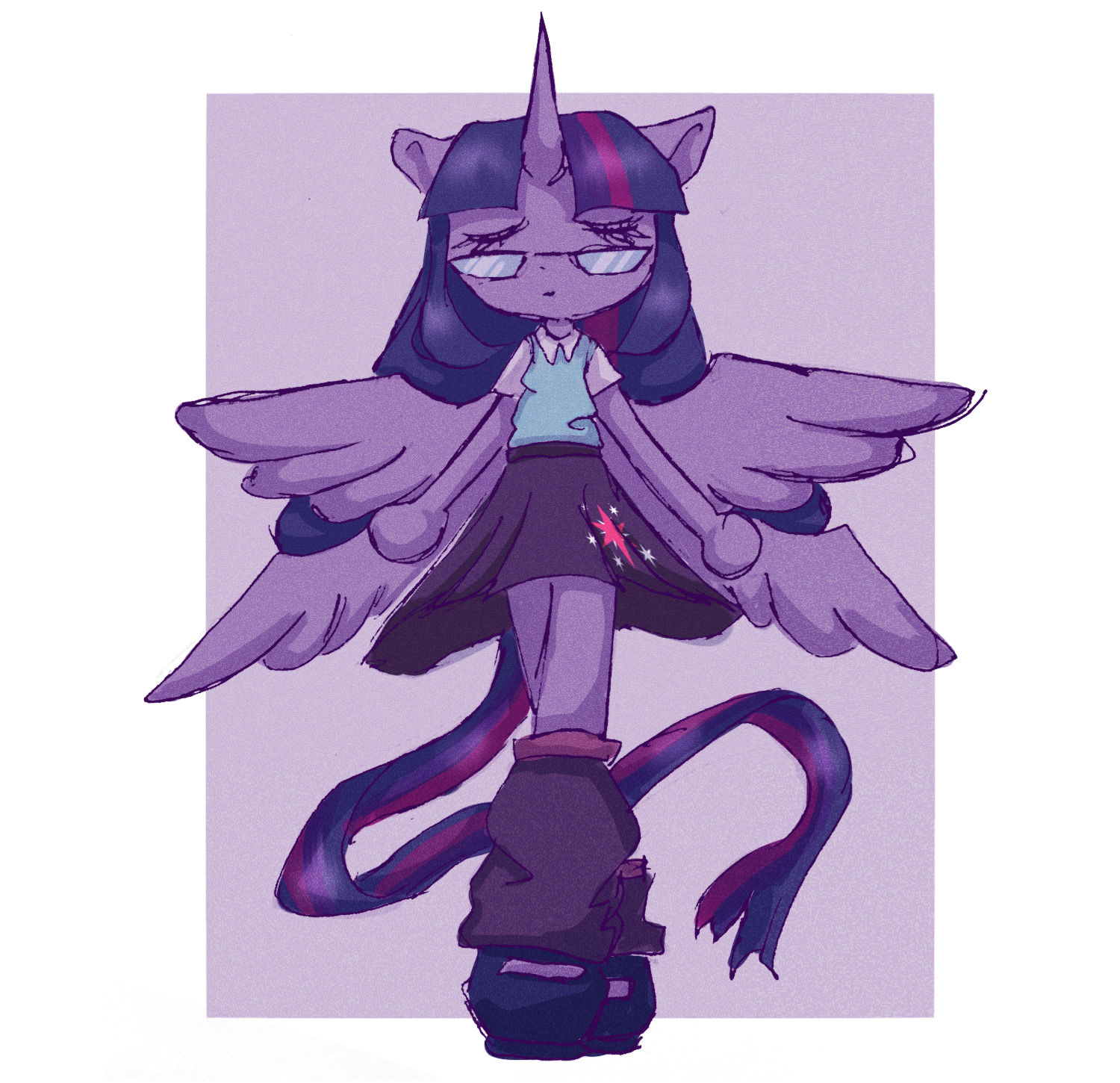 Twilight sparkle redesign - ibisPaint
