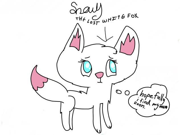 Snowy (the lost white fox) (read desc)