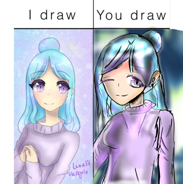 I draw you draw with lunalit
