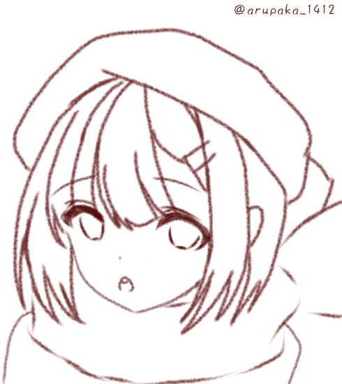 オリキャラ11 線画