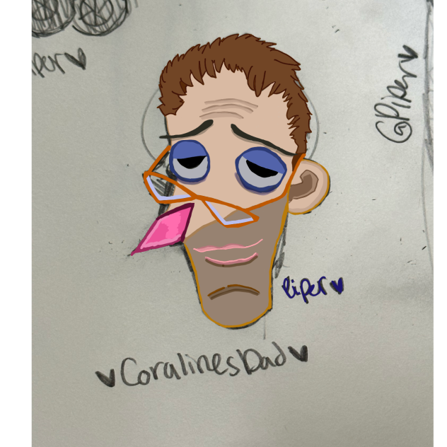 Coralines dad 💙💜🕷️🕸️