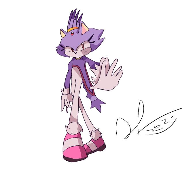 blaze the cat New Art style