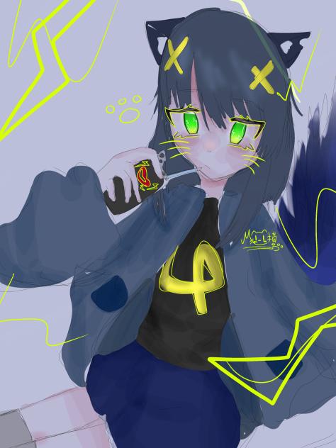 初めて新代理イラスト描いた