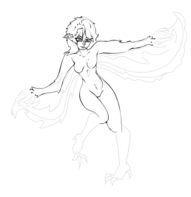 harpy in progress #2