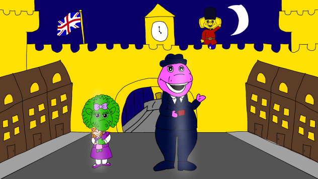 Barney in London